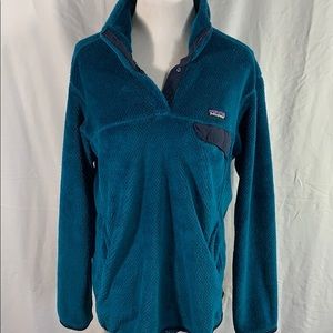Patagonia Teal Snap T Retool Pullover